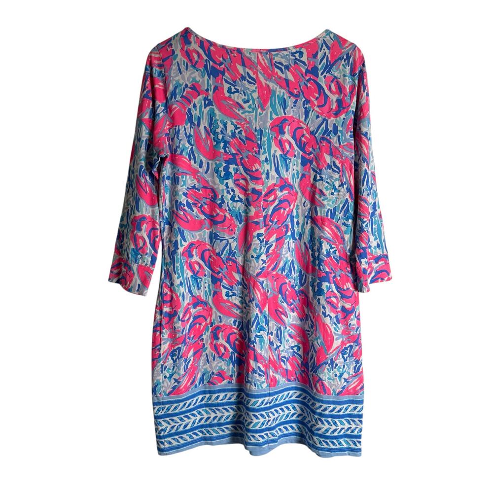 Lilly Pulitzer Marlowe Boatneck T-Shirt Shift Mini Dress  Large - Picture 8 of 9